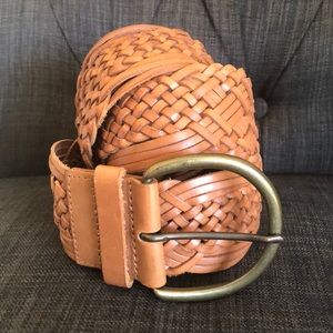 Banana Republic Woven leather belt